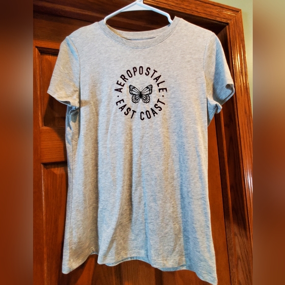 Aeropostale Tops - Aeropstale, Women's Tee, Size Large, East Coast, Never Worn, Perfect Shape, Grey